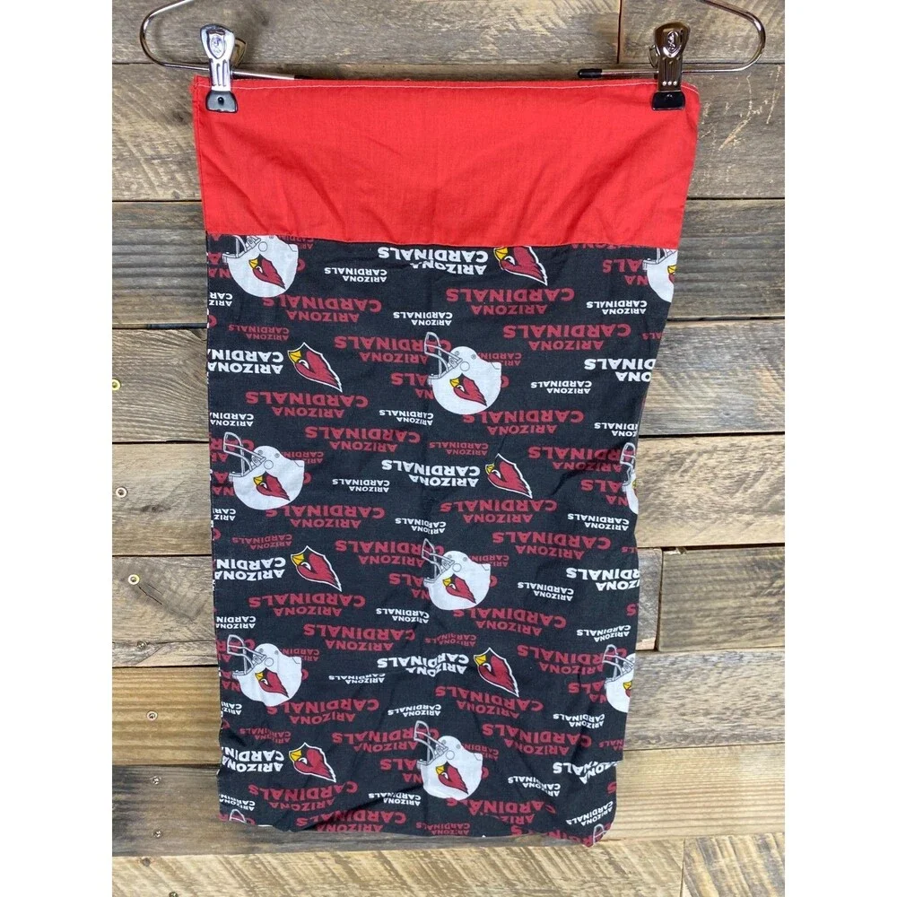 Arizona Cardinals Black & Red Small Pillow Case 22X13 in.